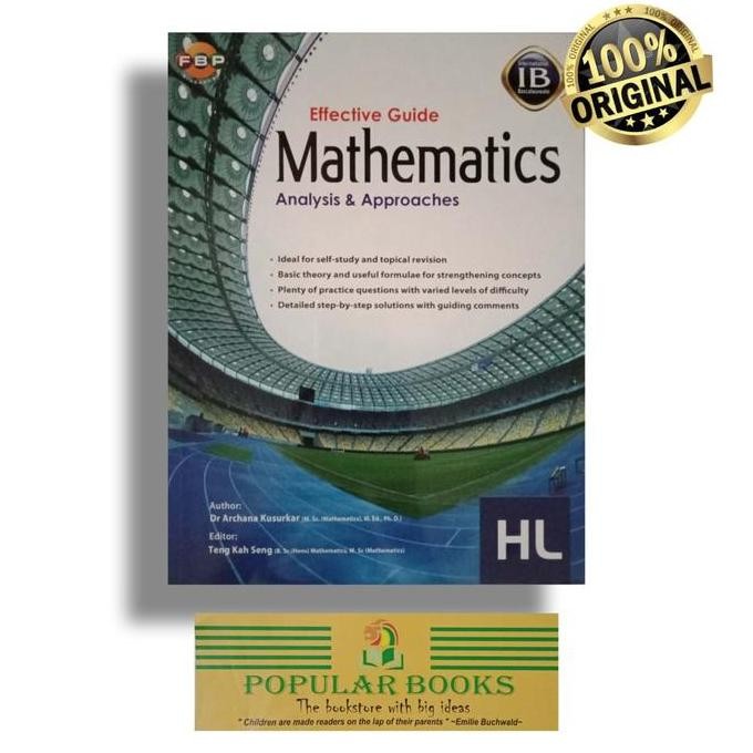 Effective Guide Mathematics Analysis & Approaches HL (IB)
