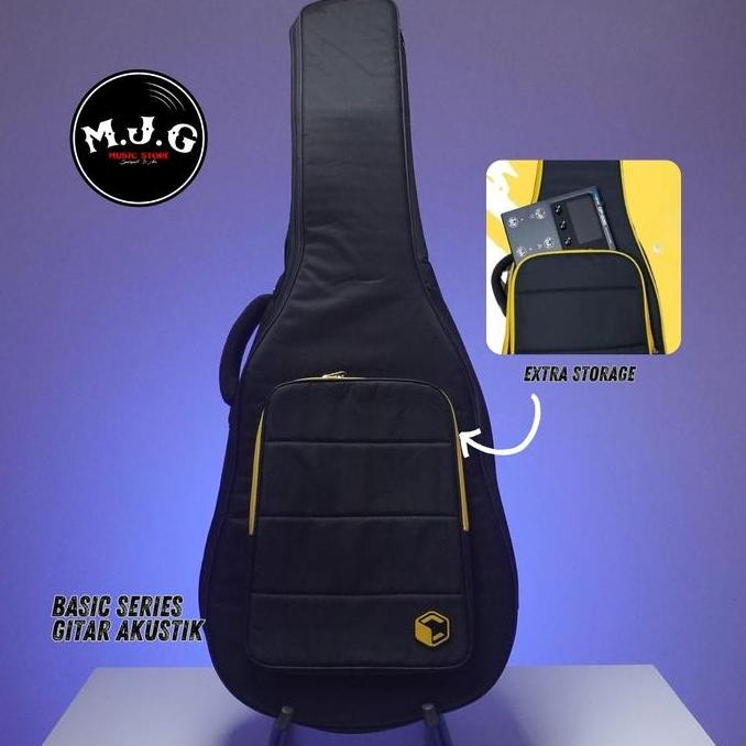 tas softcase gigbag octa case gitar akustik premium quality