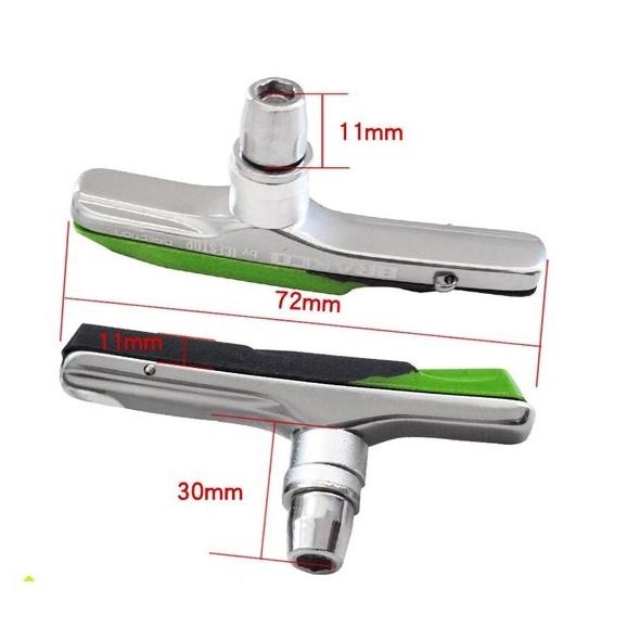Premium Brakco Brake Shoe 959V Pad 959 V Brake Karet Kampas Rem Sepeda Lipat Seli Balap Bmx Xc Mtb R