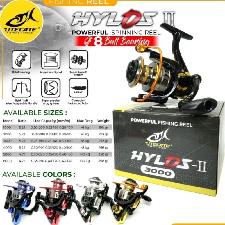 TERMURAH REEL UTECATE HYLOS II 1000 Siap kirim
