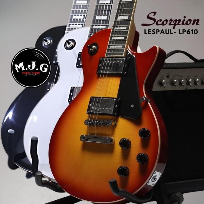 gitar elektrik scorpion les paul deluxe humbucker LP610 series