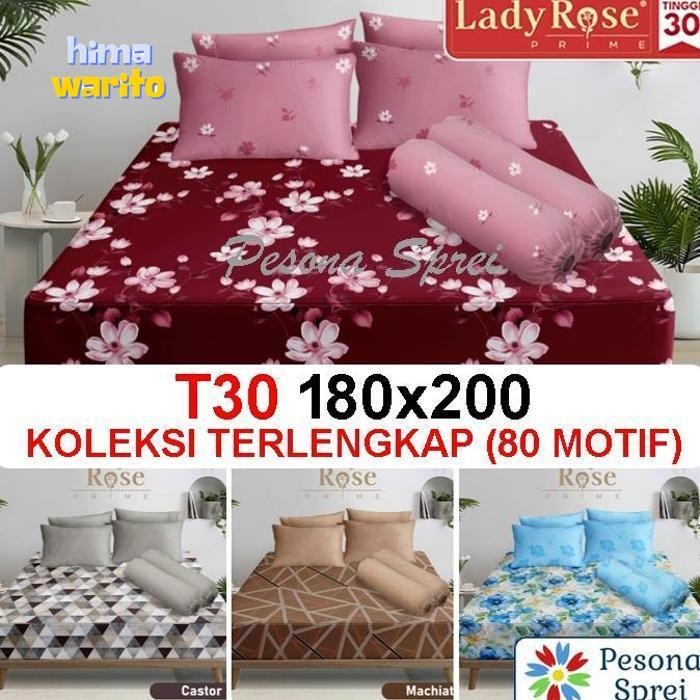 PL30 fb-43 SPREI LADY ROSE PRIME 180x200 tinggi 30 / SPREI LADY ROSE KING /  LADY ROSE SPREI 180x200