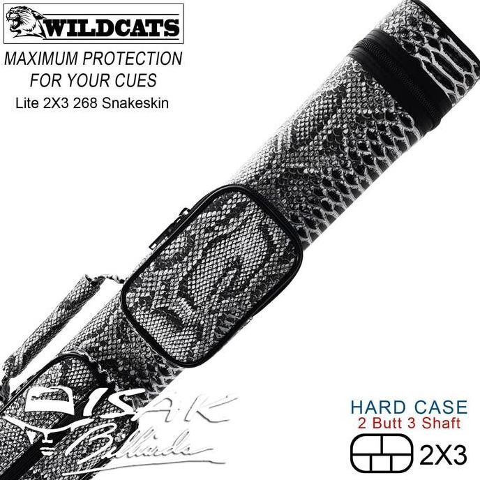 Toronto Wildcats 2x3 Case 268 - Tas Stick Cue Billiard Biliar 2B3S Ori