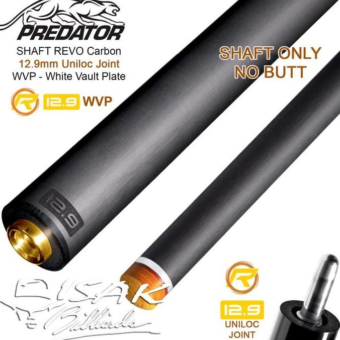 Predator Revo 12.9 mm Uniloc Shaft - Carbon Billiard Stick Biliar Stik