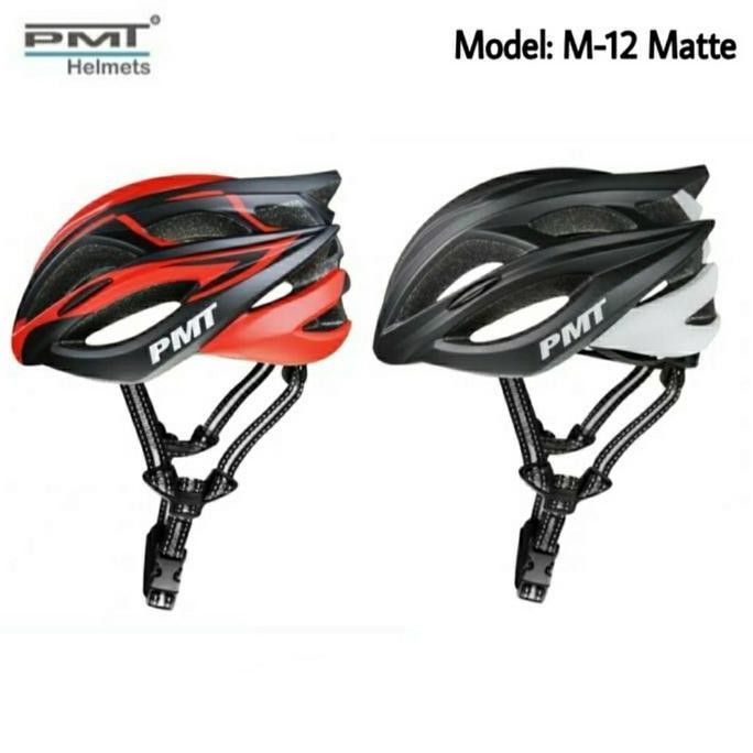 Promo Helm Sepeda Gowes PMT M-12 Matte COD
