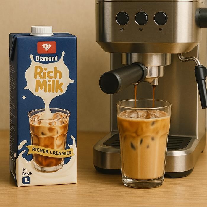 

SNS Susu UHT Diamond Rich Milk cocok untuk Kopi Murah Halal Distributor resmi 1LITER