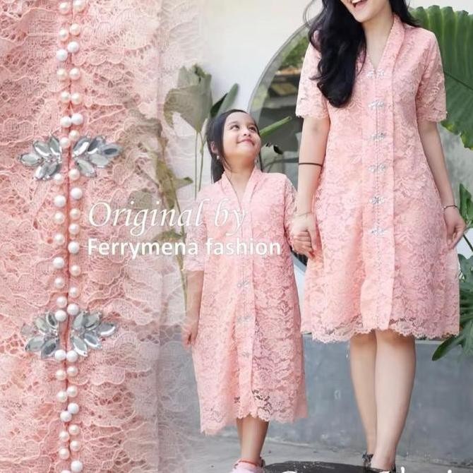 DF304>> Dress couple Ibu dan anak kebaya pesta kebaya kondangan kebaya wisuda ga shio  wanita kebaya