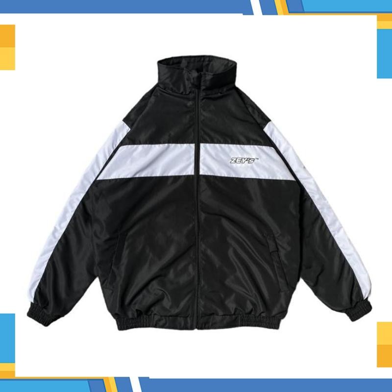 Terbaik Jaket Tracktop Parasut Pria Wanita Jaket Tracksuite Windbreaker Jaket Running PSH-40