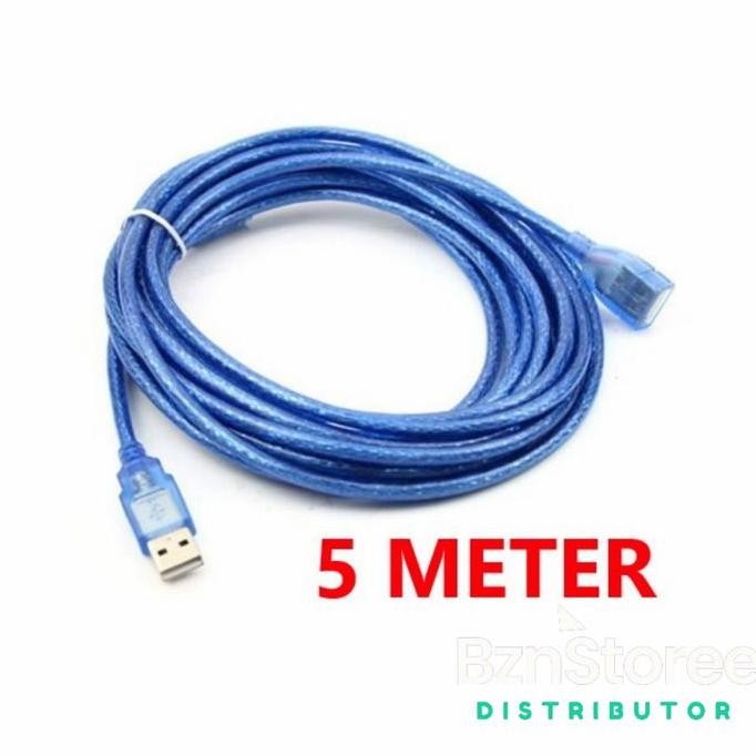 DE47 - USB EXTENSION 5M / KABEL USB M TO F / KABEL USB SAMBUNGAN 5M