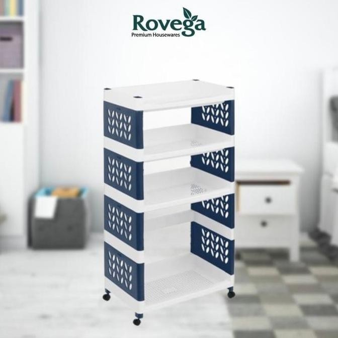 TERBARU - Rovega Supra Rak Susun 4 Tingkat dengan Roda SMW 40