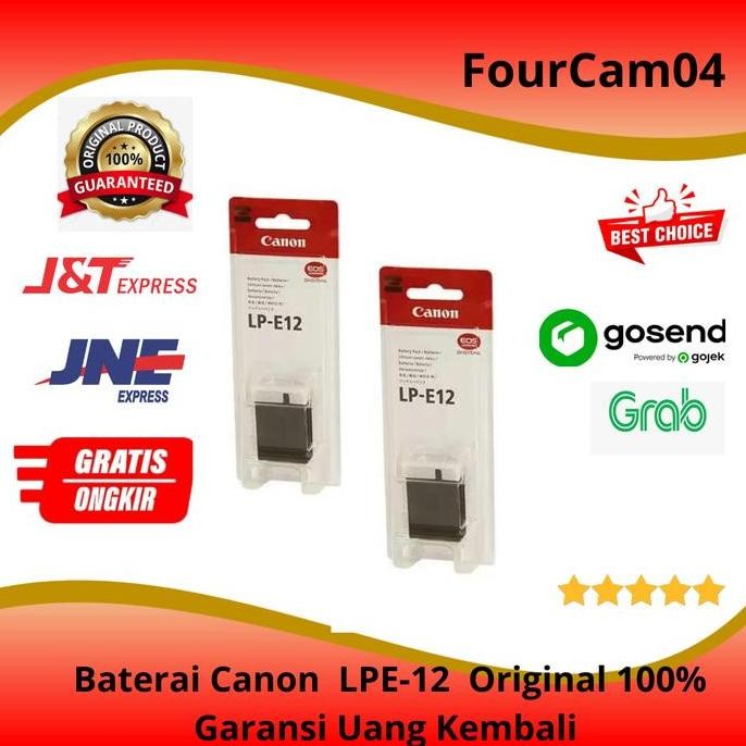 Baterai Canon LPE12 Original 100% For Eos M/M10/M100/M200/M50/100D