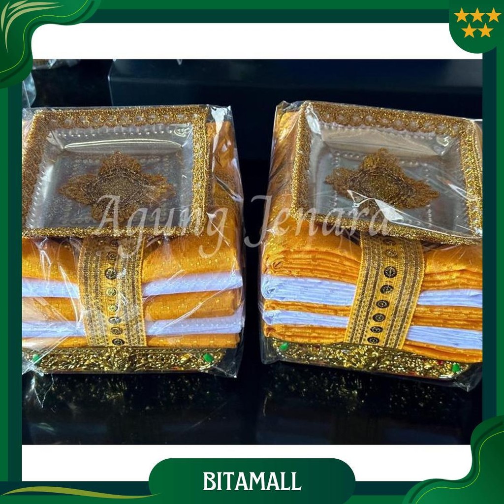 Rantasan Bokor Fiber | Tumpuk 5 | Putih-Kuning Promo