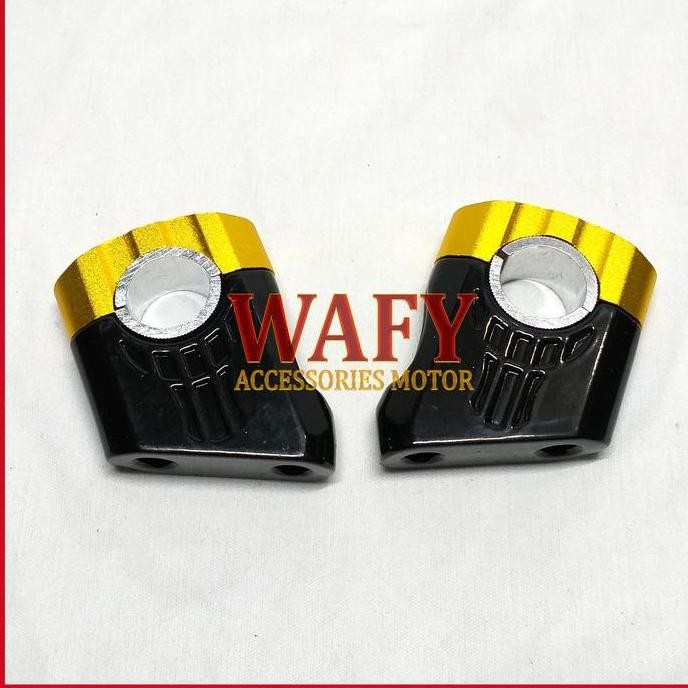 TERLARIS - Raiser Mundur Raiser Stang Mundur Cnc Peninggi Stang Motor Mundur Stang Fatbar Dan Biasa