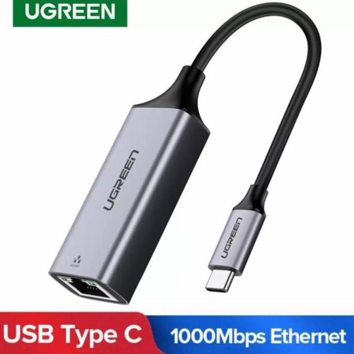 DT109 }} Ugreen USB C to Lan Card Adapter 100/1000 Mbps - Ugreen Type C to Lan