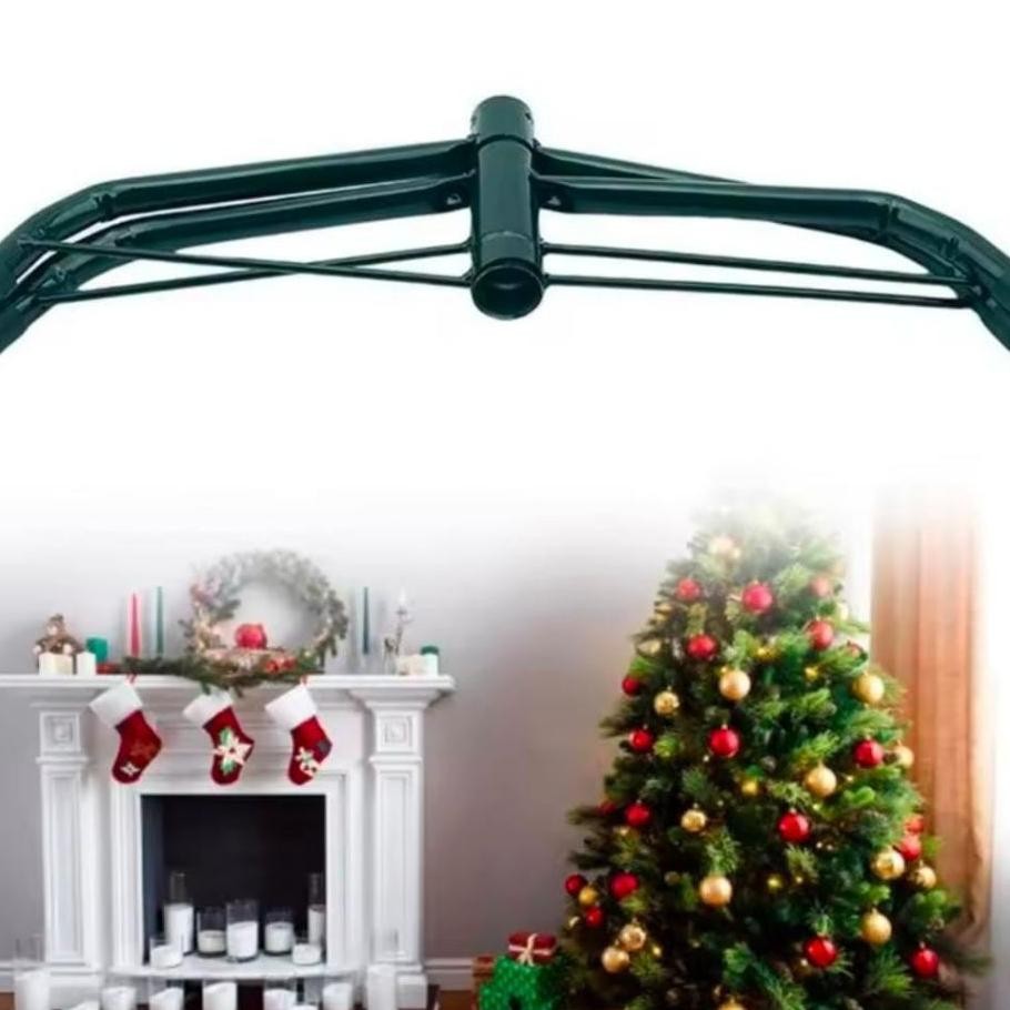 Kaki Pohon Natal Stand Logam Berdiri Dasar Rak Aksess Untuk Dekorasi Natal 45Cm50Cm
