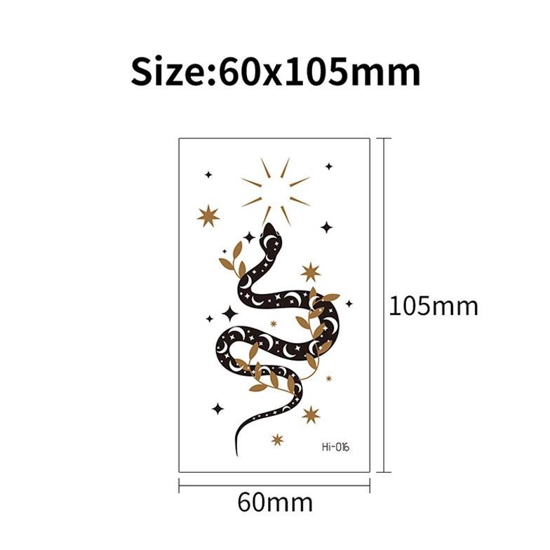 [COD]1 Pcs Tato Temporer Tahan Lama 15 Hari Tato Temporer Anti Air/tato Bercahaya Di Malam Hari/tato