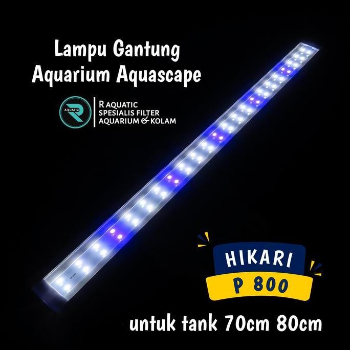lampu led aquarium aquascape hikari p800 70cm 86cm lampu gantung