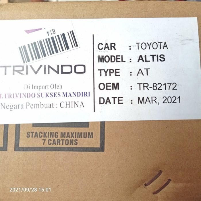 Radiator Corolla Altis 2001-2006 Matic