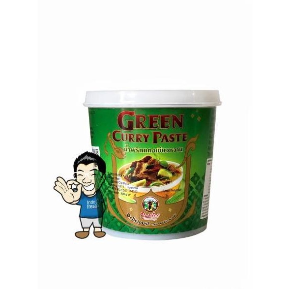 

Pantai Norasingh Green Curry Paste- Bumbu Pasta Kari Hijau 400 G
