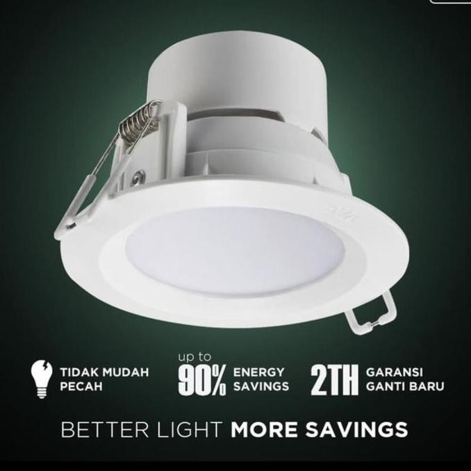 Downlight led 6watt NVC 3000k / 6500k