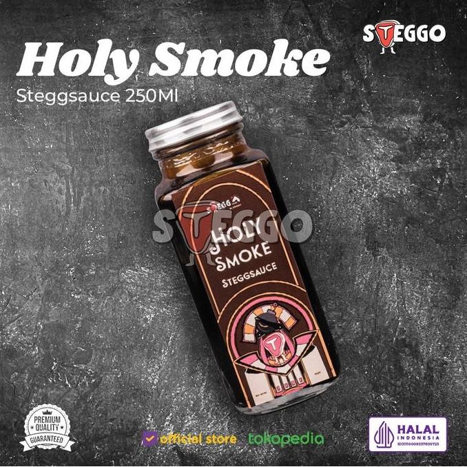 

Steggsauce Holy Smoke / Steak Sauce (250Ml) By Steggo Bbq Spicy Pedas Sweet