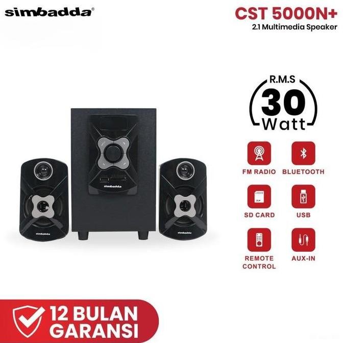 TERMURAH - Speaker Simbadda CST5000N+/ CST 5000N+ Bluetooth Multimedia Original