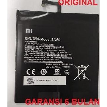 BEBAS ONGKIR - Batre BatereBattery Baterai Xiaomi Mi Pad 4 Pad4 Mipad 4 BN60 Original