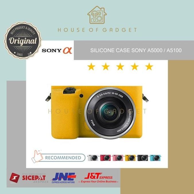 Silicone Silikon Case Kamera Mirrorless Sony Alpha A5000 A5100