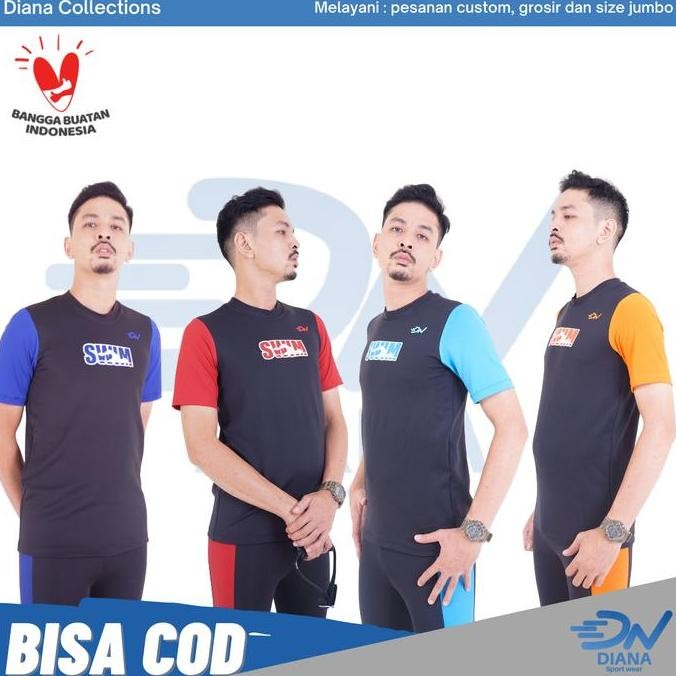 Setelan baju renang pria | Baju renang muslim pria | Atasan renang