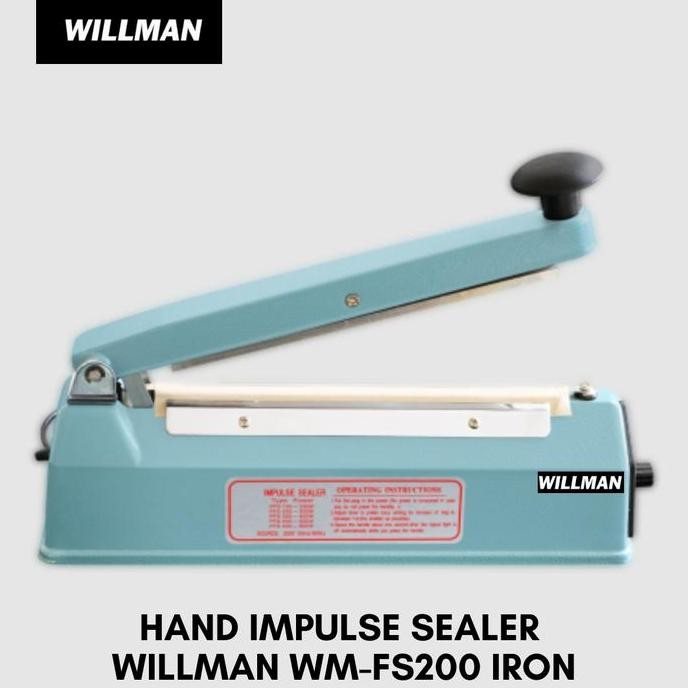 TERMURAH - Impulse Sealer / Press Plastik 20 cm Body Besi Trafo Besar