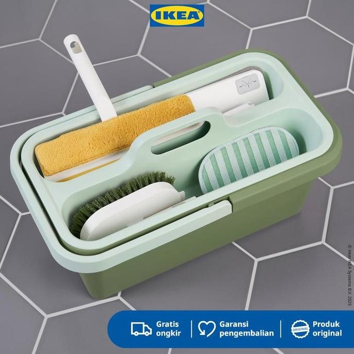 IKEA PEPPRIG Ember Dan Wadah Peralatan Pembersih Minimalis
