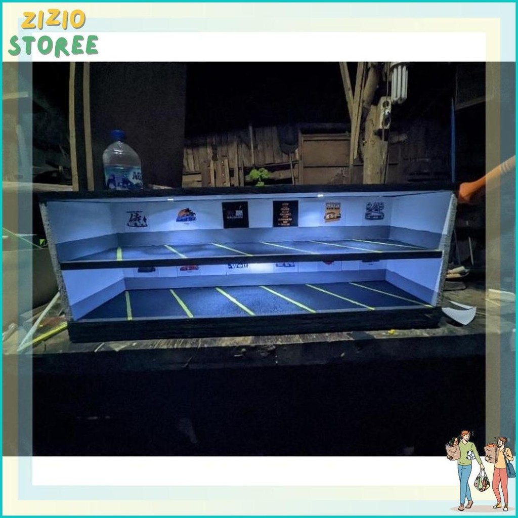 Viral diorama parkir basement