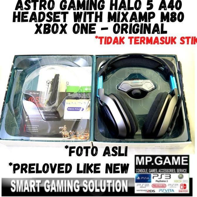 Headset Astro Gaming HALO 5 A40 Headset MixAmp M80 Xbox One PC Laptop