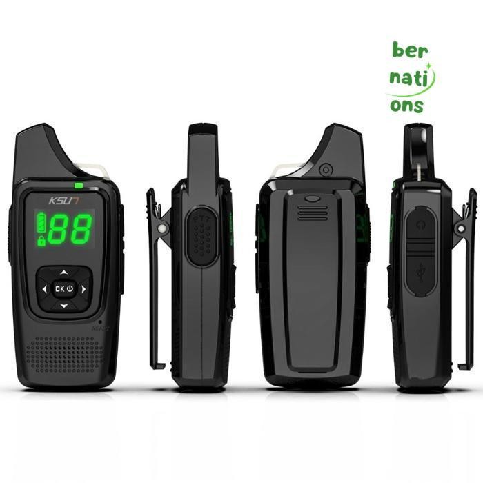 ed-7 KU09 rt-342 KSUN X-TFSI Walkie Talkie V6 Handy Talky MINl Raidio ht 1-3km Jarak  Layar LED Hema