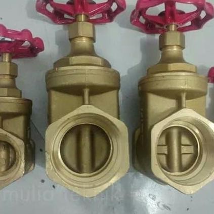 Gate Valve Kitz 2 1/2 Inch Kuningan/Bronze Restock
