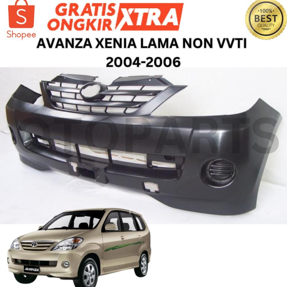 BUMPER BEMPER DEPAN AVANZA XENIA LAMA NON VVTI 2004 2005 2006 TIPE G E LI M BARU IMPORT OEM PNP ORI