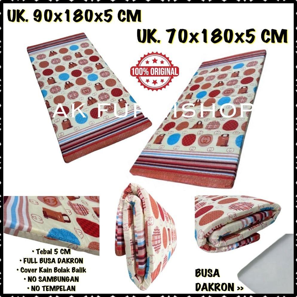 Kasur Lipat Busa Dakron Murah Tebal 5 CM - Kasur Lantai