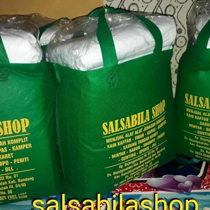 (Good) paket kain kafan pria wanita perlengkapan memandikan jenazah lengkap