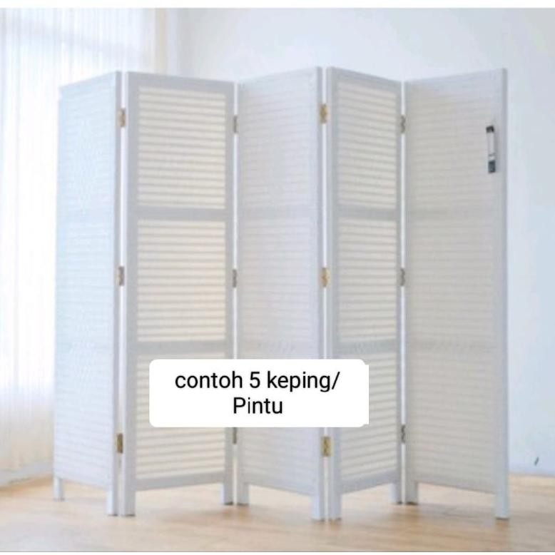 Termurah Ready Stok Sketsel Pembatas Ruangan Rotan Sintetis Partisi Sekat Ruangan Minimalis Murah Bi