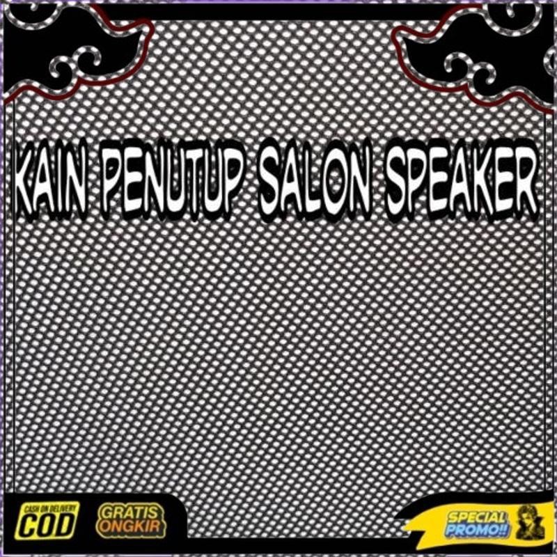 Trending Kain Jala Penutup Sound Speaker | Kain Jaring Penutup Sound | Kain Hitam Berlubang Untuk Ta