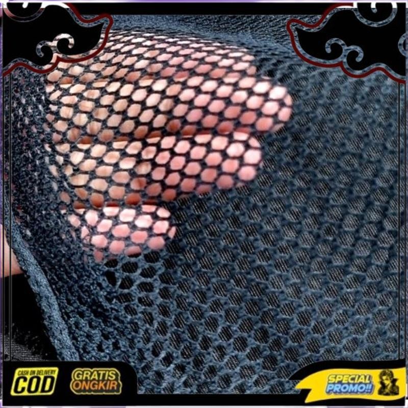 New Stock Kain Jala Jaring Kaku Tebal Lapisan (Harga Per 0,5M)