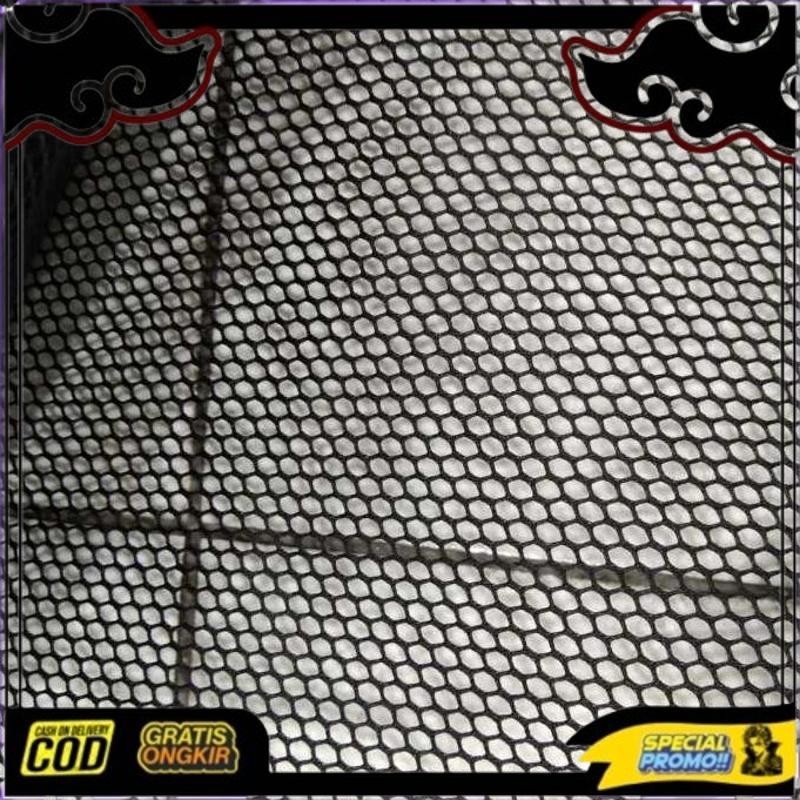 Flash Sale Kain / Kain Jala / Kain Penutup Ketebalan 0,5M Speaker Kain Jala Lemes Hitam Tipis Jaring