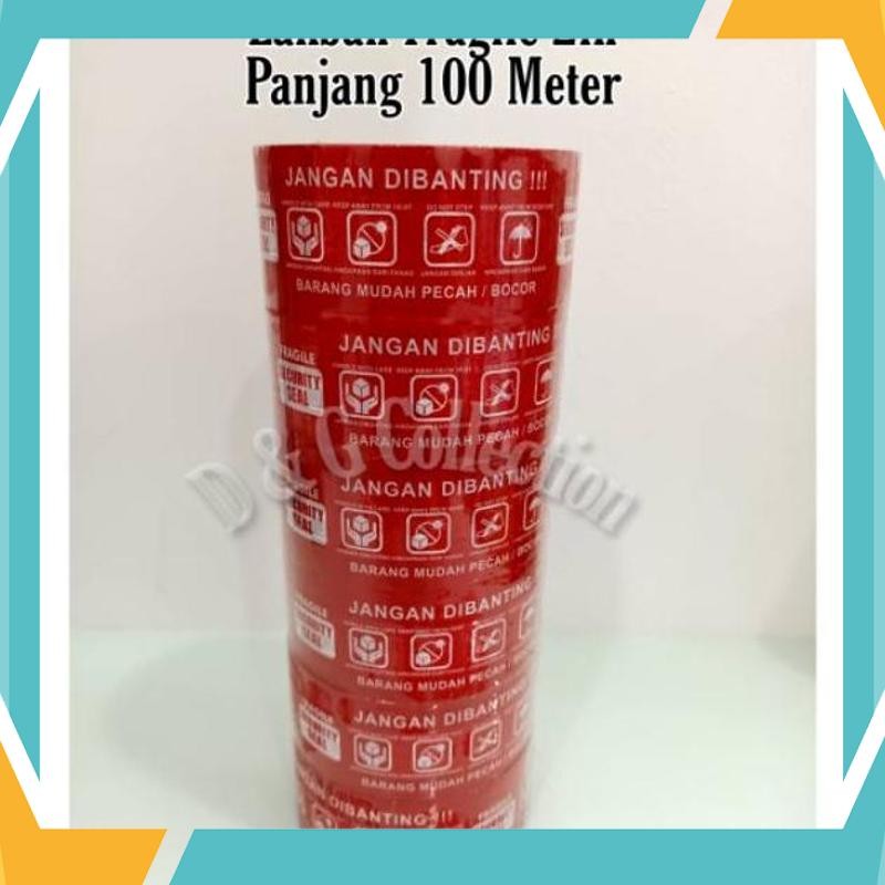 Terbaik LAKBAN FRAGILE / LAKBAN FRAGILE 2IN 100 METER MERAH / LAKBAN FRAGILE JANGAN DI BANTING AIT-2