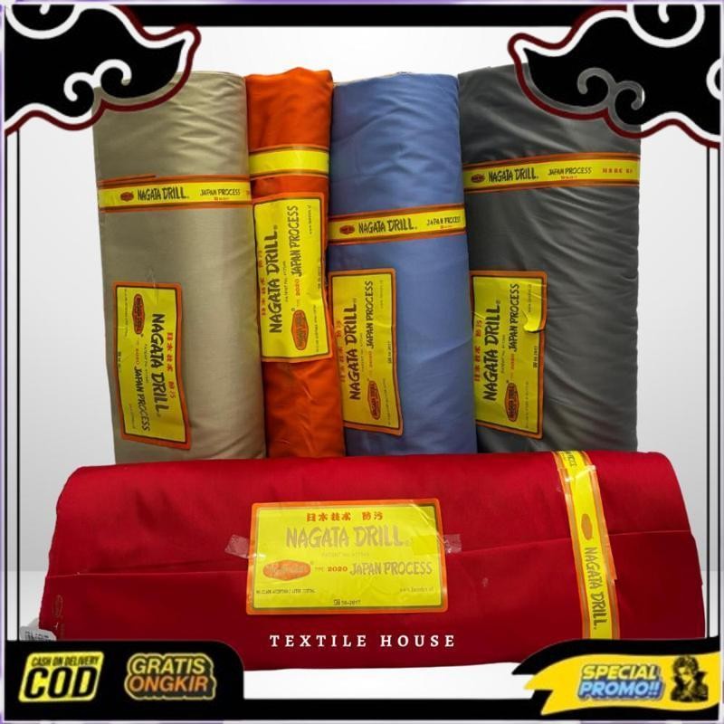 Terbaik Kain Nagata Drill Berkualitas Premium Untuk Seragam,Celana,Pdh,Pdl,Pakaian Dinas Per Setenga