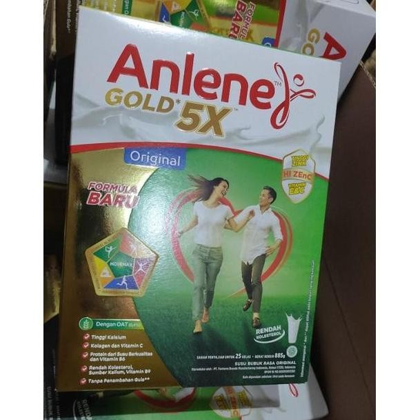 (Good) Anlene Gold Plus 5x Vanila / Original / Cokelat / Coklat 885 gram 850 gram / Anlene Gold 5x /