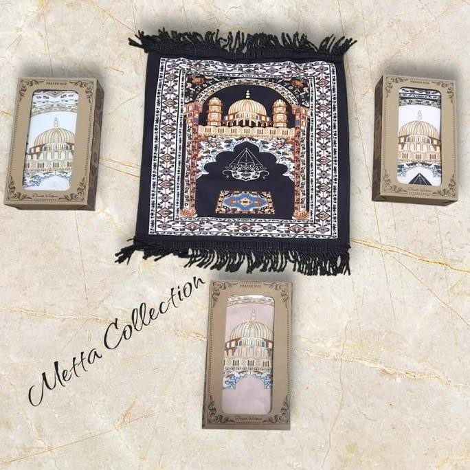 (Good) Sajadah Mini Suede Swede Kanebo Muka Persegi Kecil Tipis Lembut Travell Souvenir Haji Umroh