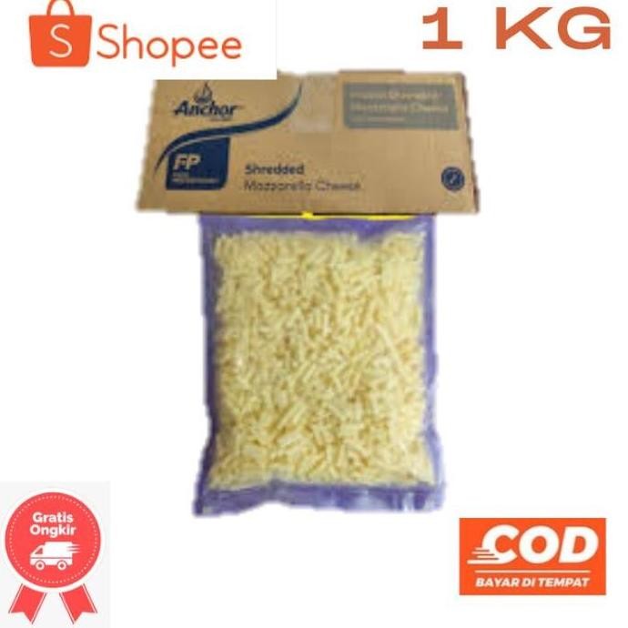 

(Good) MOZARELLA ANCHOR SHREDED KEMASAN 1KG