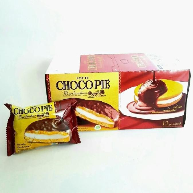 

(Good) Lotte Choco Pie Marshmallow isi 12 pack