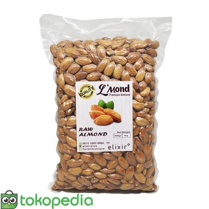 

(Good) kacang almond 1kg / kacang almond mentah /almond / kacang almond raw