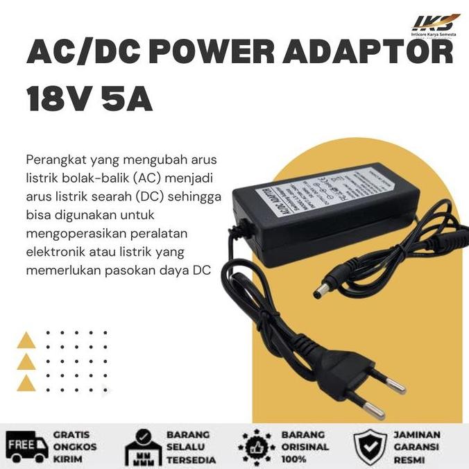 ,,,,,,,] Power Supply AC/DC Power Adaptor 18V 5A